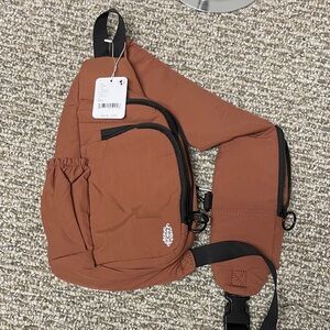 Men's Brown Sling Bag